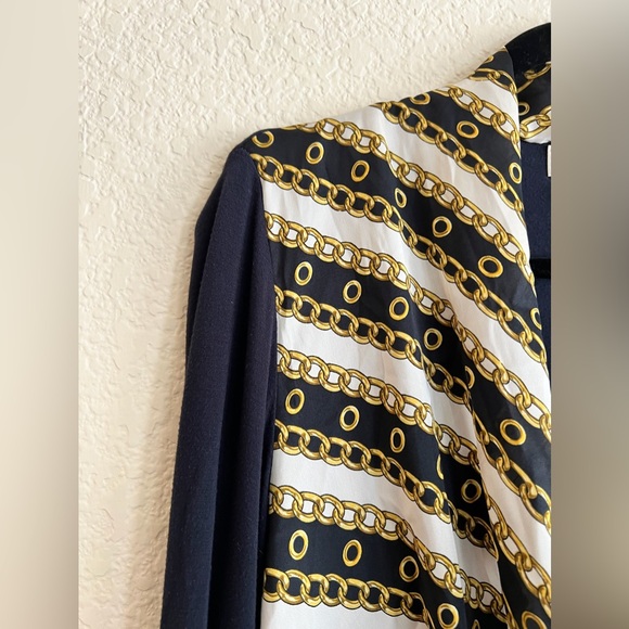 Michael Kors Top Faux Wrap Navy Long Sleeve
Lightweight Shirt Career - Picture 6 of 8